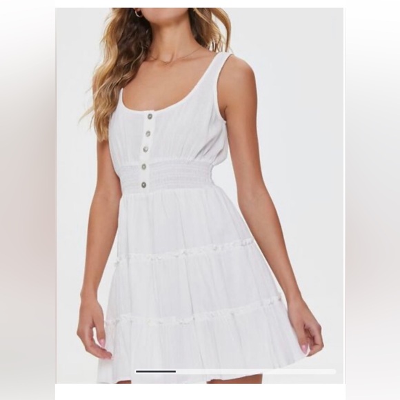 BNWT Forever 21 tiered ruffle dress - Picture 8 of 9